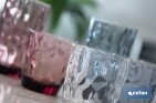 Pack of 6 tumbler glasses | Jade Model | Available in different capacities | Different colours - Cofan