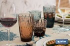 Pack of 6 tumbler glasses | Jade Model | Available in different capacities | Different colours - Cofan
