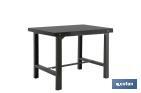 TABLE DE TRAVAIL EN ACIER | CONVIENT POUR ATELIER ET GARAGE | COULEUR ANTHRACITE | DIMENSIONS : 120 X 73 CM