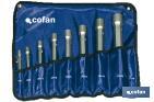 Set of 8 and 12 box spanners | Chrome-vanadium | Available sizes from 6 x 7 to 30 x 32 - Cofan