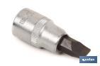 3/8" SCREWDRIVER BIT SOCKET | HIGH-QUALITY CHROME-VANADIUM STEEL | WITH SL12 TIP