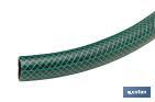 Manguera de 3 capas | Fabricado en PVC  de color verde | Con medida Ø 15 mm | Longitud en 15 y 20 metros - Cofan
