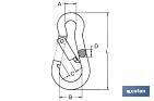 Mousqueton pompier INOX A-2 - Cofan