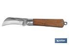 CANIF EN FORME DE BEC DE PERROQUET | LAME EN ACIER INOXYDABLE | LONGUEUR TOTALE : 193 MM