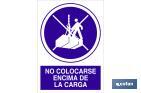 No colocarse encima de la carga - Cofan