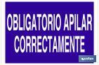 Obrigatório apilhar corretamente - Cofan