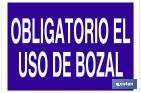 Obligatorio el uso de bozal - Cofan