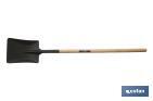 Square mouth shovel without handle - Cofan