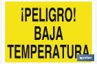 !Perigo! Baixa temperatura - Cofan