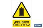Danger! Gas bottle - Cofan