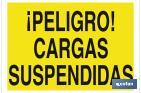 ¡Peligro! cargas suspendidas - Cofan