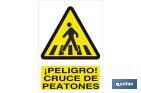 Peligro cruce de peatones - Cofan