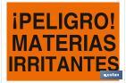 ¡Peligro! materias irritantes - Cofan