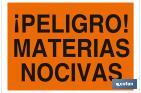 ¡Peligro! materias nocivas - Cofan