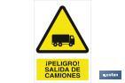 ¡ DANGER ! SORTIE DE CAMIONS - Cofan