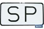 Placa "SP" V-9 Serviço público - Cofan