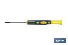  Cofan High precision Pozidriv screwdriver | Available head in PZ0 | Length: 60mm - Cofan