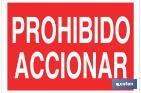 Prohibido accionar - Cofan