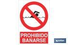 PROHIBIDO BAÑARSE