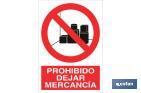 Prohibido dejar mercancía - Cofan