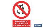 Prohibido el paso a carretillas - Cofan