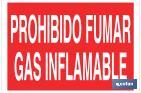 PROHIBIDO FUMAR GAS INFLAMABLE