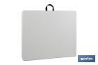 Mesa Plegable Rectangular Blanca - Cofan