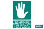 Salida de Emergencia Empujar para Abrir - Cofan