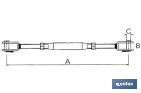 Tensor Horquilla - Horquilla Zincado DIN-1480 - Cofan