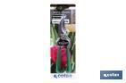 Single hand pruning shears | With forged and non-slip vinyl-coated handles - Cofan