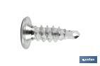 SELF-DRILLING SCREW, EXTRA FLAT HEAD, PHILLIPS, STAINLESS STEEL