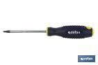 Destornillador Torx inviolable DIN 50150 | Modelo Confort Plus | Medidas de huella desde T-6 hasta T-40 - Cofan