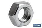 HEXAGONAL ZINC PLATED NUT C.8