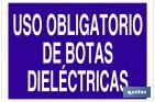 USO OBLIGATORIO DE BOTAS DIELÉCTRICAS