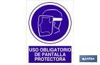 Uso obligatorio de pantalla protectora - Cofan