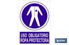 Uso obrigatório de roupas de proteção - Cofan