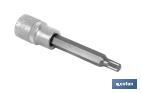 1/2" screwdriver bit socket | High-quality chrome-vanadium steel | With long XZN10 tip - Cofan