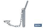 Bent handle hitch pin with chain | Fastener for agricultural machinery - Cofan