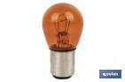 Lampe à 2 ergots centrés de 12 V | Douille de type BAY15d | Ampoule P21/5W | Plusieurs couleurs - Cofan
