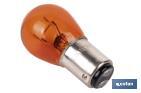 Lampe à 2 ergots centrés de 12 V | Douille de type BAY15d | Ampoule P21/5W | Plusieurs couleurs - Cofan