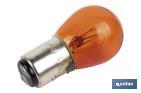 Lampe à 2 ergots centrés de 12 V | Douille de type BAY15d | Ampoule P21/5W | Plusieurs couleurs - Cofan