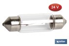 LÁMPARA PLAFONIER C10W 24 V | MEDIDA: 11 X 38 MM