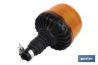 Lumière stationnaire clignotante Led orange Classe 1 | ECE R65 | Pour support flexible 12/24 V | Indice de protection IP66 - Cofan