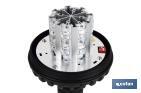 Lumière stationnaire clignotante Led orange Classe 1 | ECE R65 | Pour support flexible 12/24 V | Indice de protection IP66 - Cofan