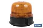 Pirilampo luz led intermitente laranja | Classe 1 | Homologação ECE R65 | Para suporte com íman ou com parafuso 12/24 V | Classificação de proteção IP: IP66 - Cofan