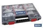 Malette colliers métalliques deux oreilles (Contenu 350 colliers) - Cofan