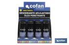 Expositor de afrouxa tudo | Embalagem de 200 ml com 20 Unidades ou de 400 ml com 12 Unidades | Alto poder hidrófugo - Cofan