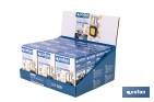 Expositor de linternas llavero multifunción LED COB 500 lm recargables | Incluye 12 unidades - Cofan