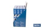 Expositor de lámparas de inspección COB LED recargables con panel solar | Incluye 12 unidades - Cofan