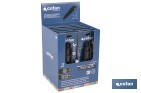 Expositor de cúteres antideslizantes | Incluye 12 cúteres de ABS| Disponible en diferentes medidas - Cofan